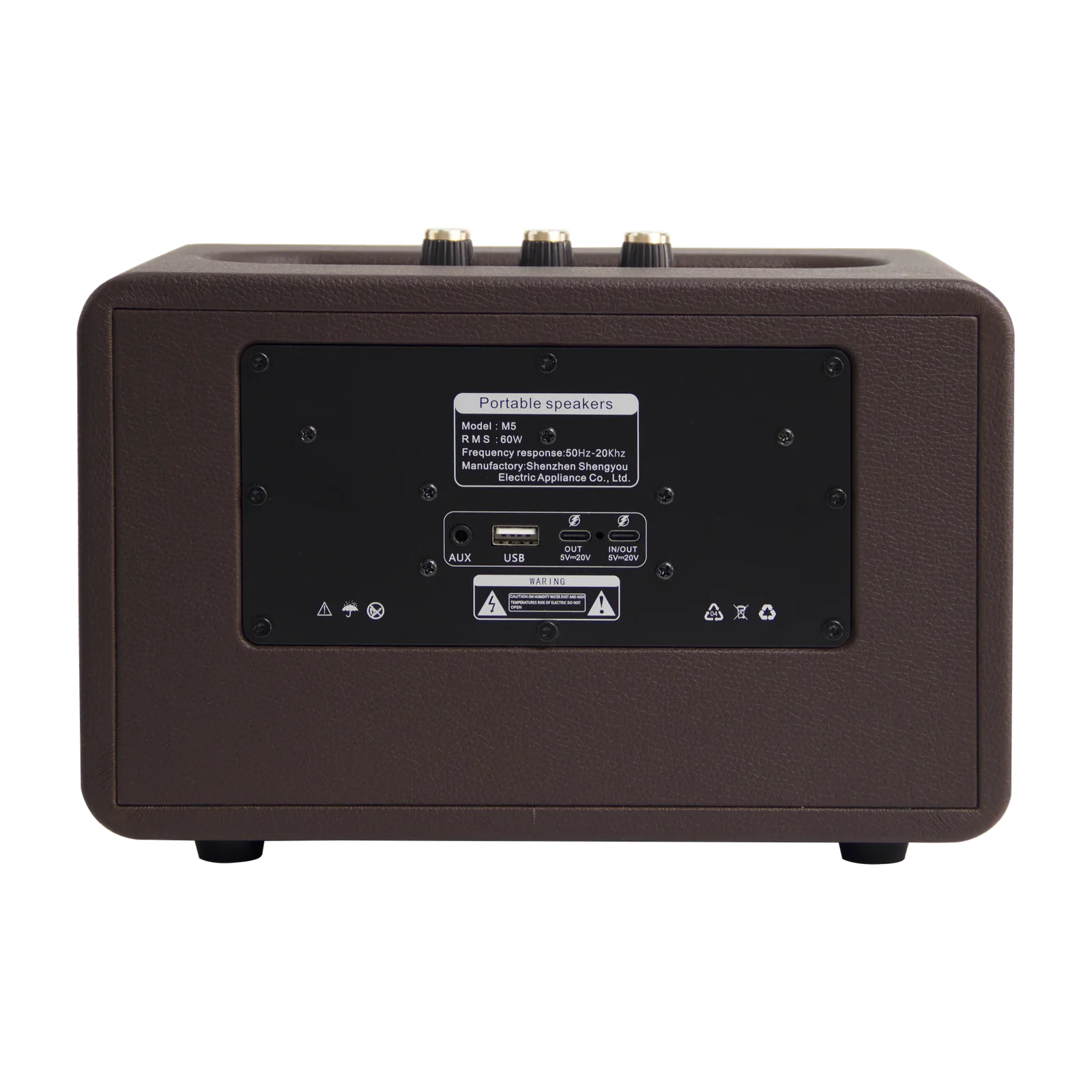 Портативная акустическая система SHENGYOU M5 Pro, ракурс 3